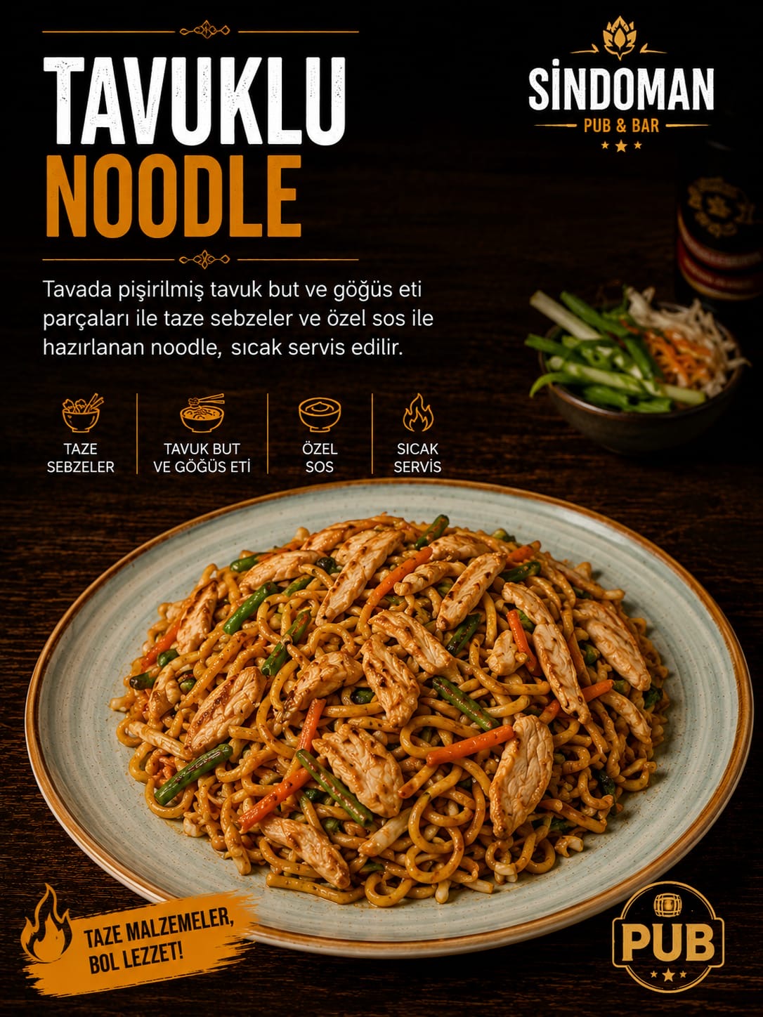Tavuklu Noodle