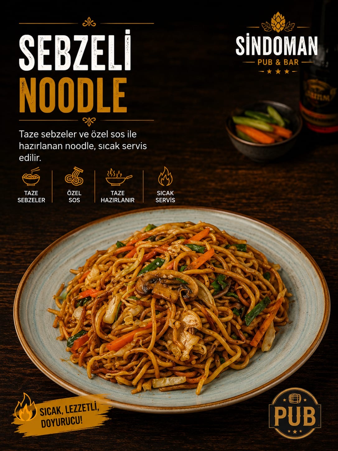 Sebzeli Noodle