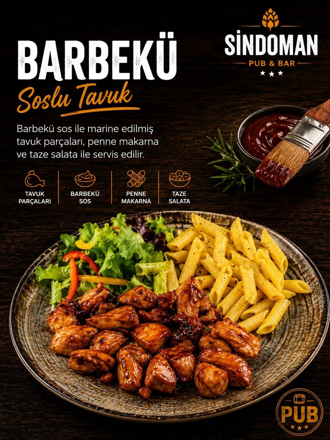 Barbekü Soslu Tavuk